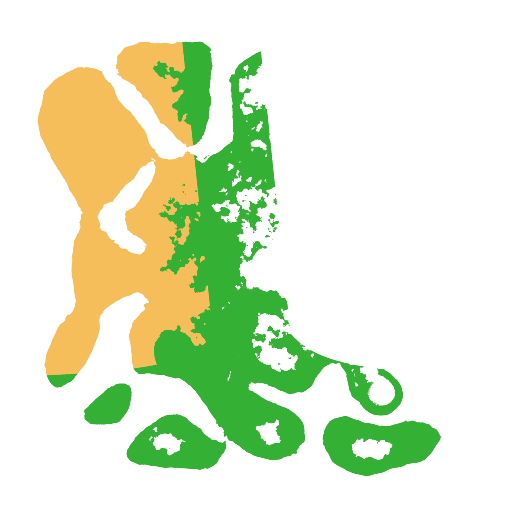 Biome Rust Map: Barren, Size: 3500, Seed: 2257086