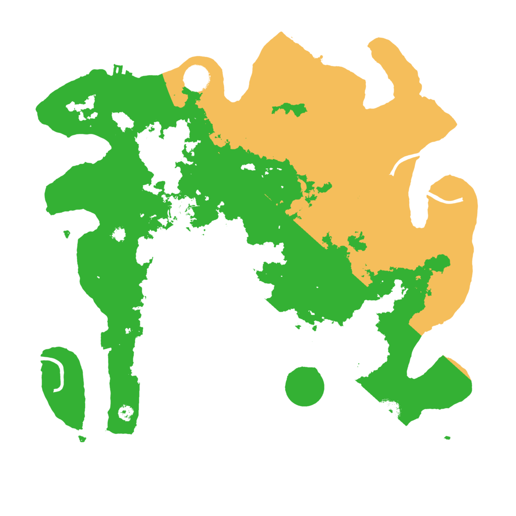 Biome Rust Map: Procedural Map, Size: 3500, Seed: 713484