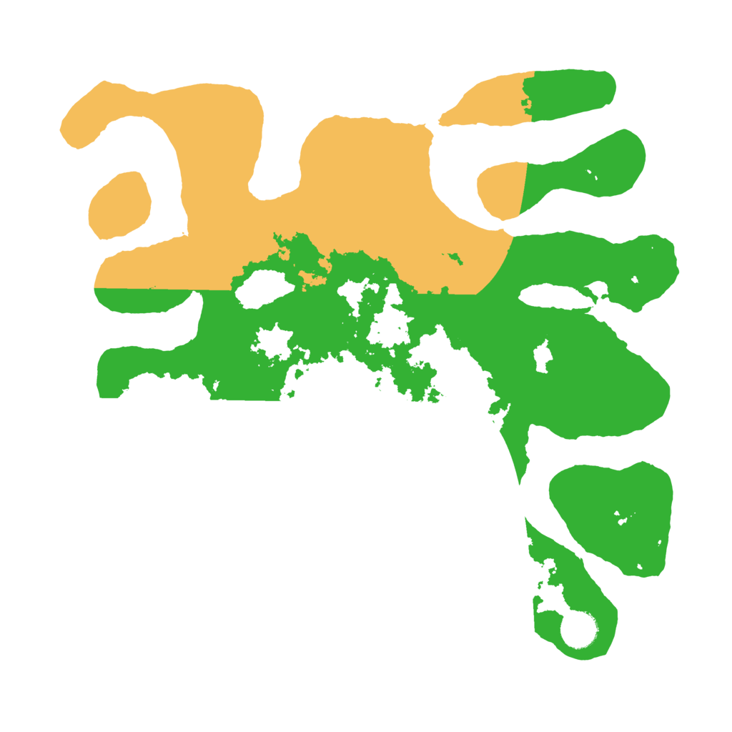 Biome Rust Map: Barren, Size: 3500, Seed: 6038849