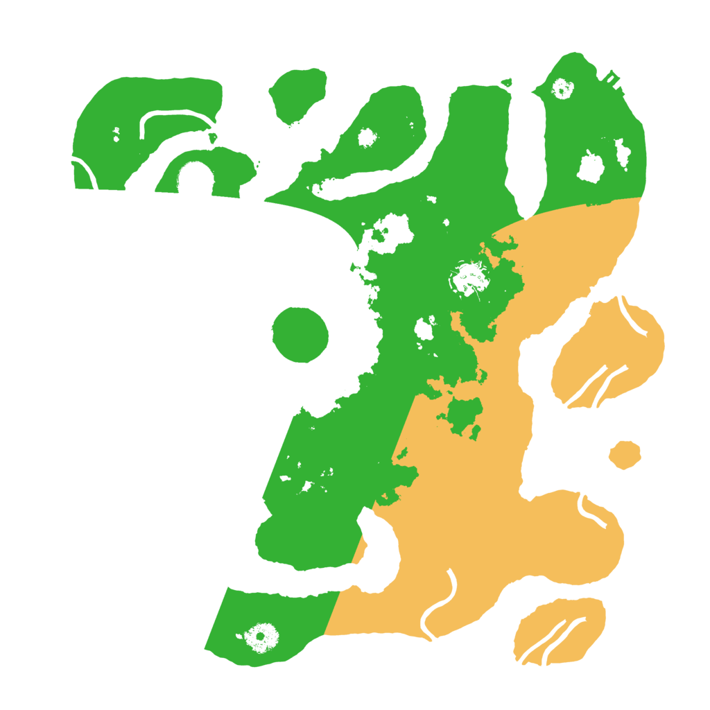 Biome Rust Map: Procedural Map, Size: 3500, Seed: 2144898