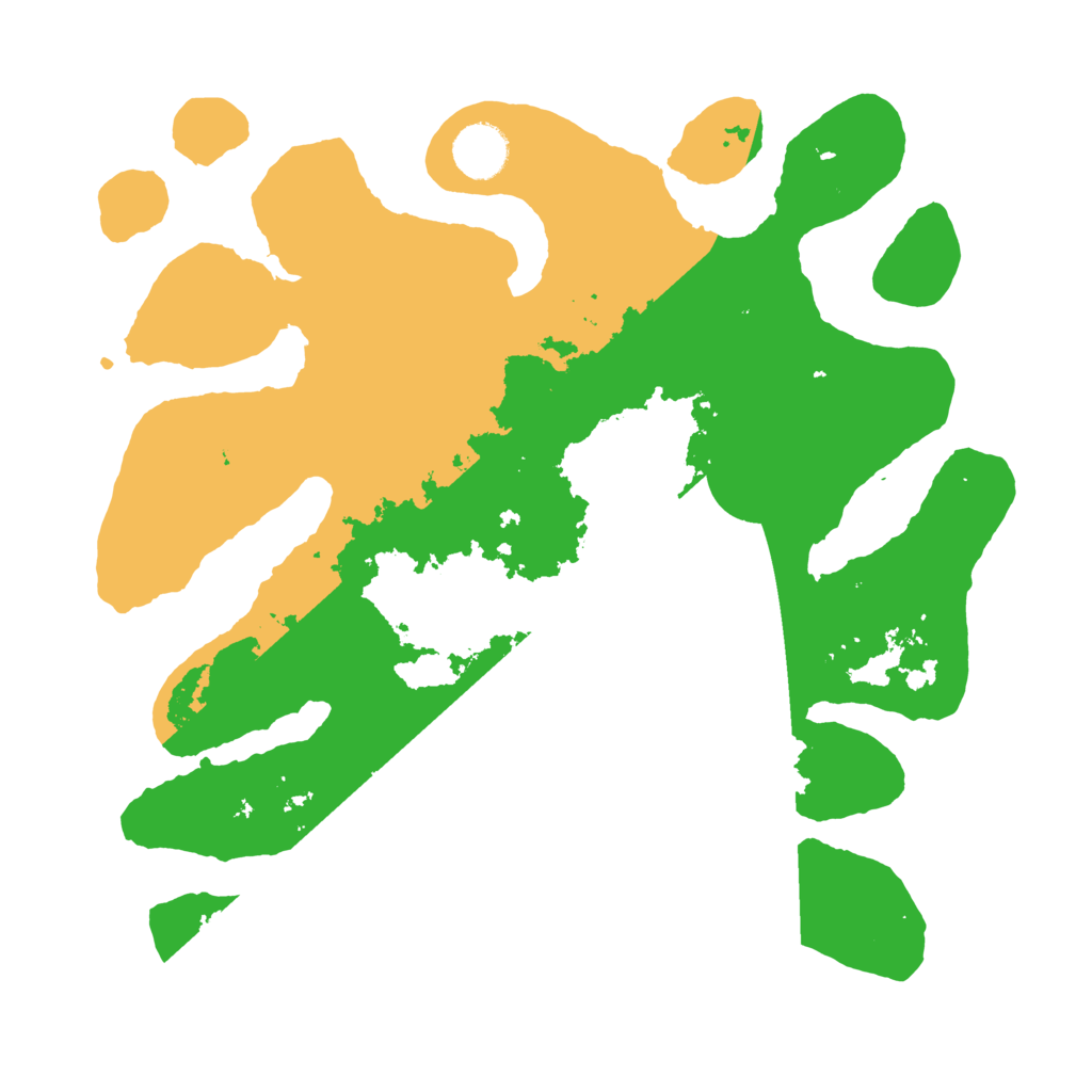 Biome Rust Map: Barren, Size: 3500, Seed: 2810967