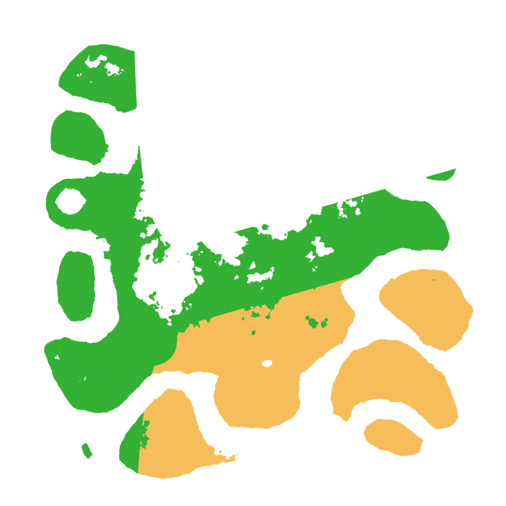 Biome Rust Map: Barren, Size: 3500, Seed: 821477