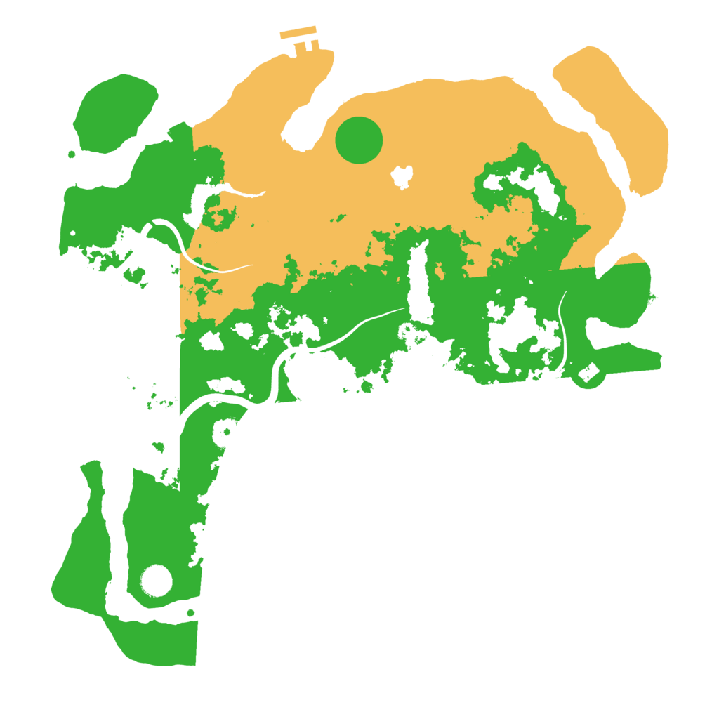 Biome Rust Map: Procedural Map, Size: 4000, Seed: 3588964