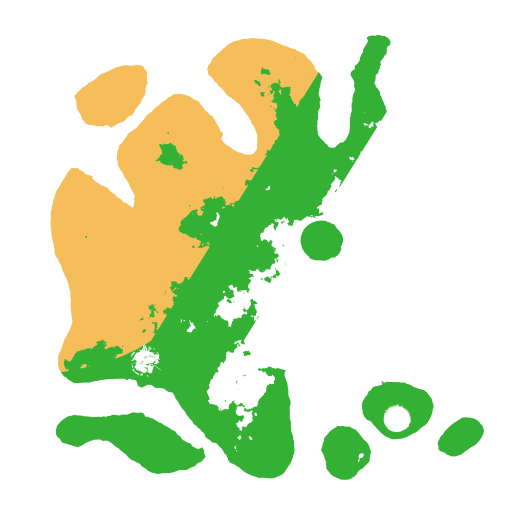 Biome Rust Map: Barren, Size: 3500, Seed: 3722747