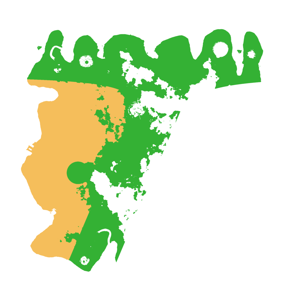 Biome Rust Map: Procedural Map, Size: 3500, Seed: 4377566