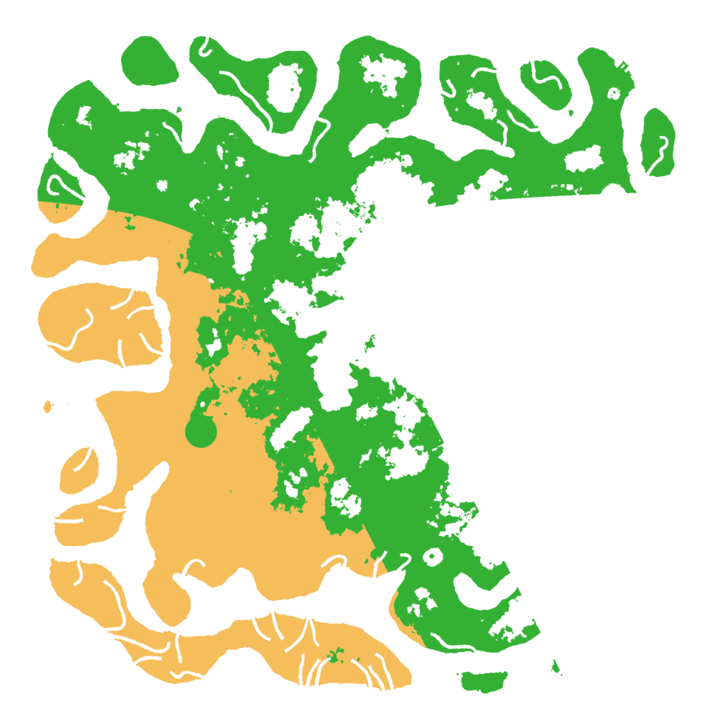Biome Rust Map: Procedural Map, Size: 6000, Seed: 50510