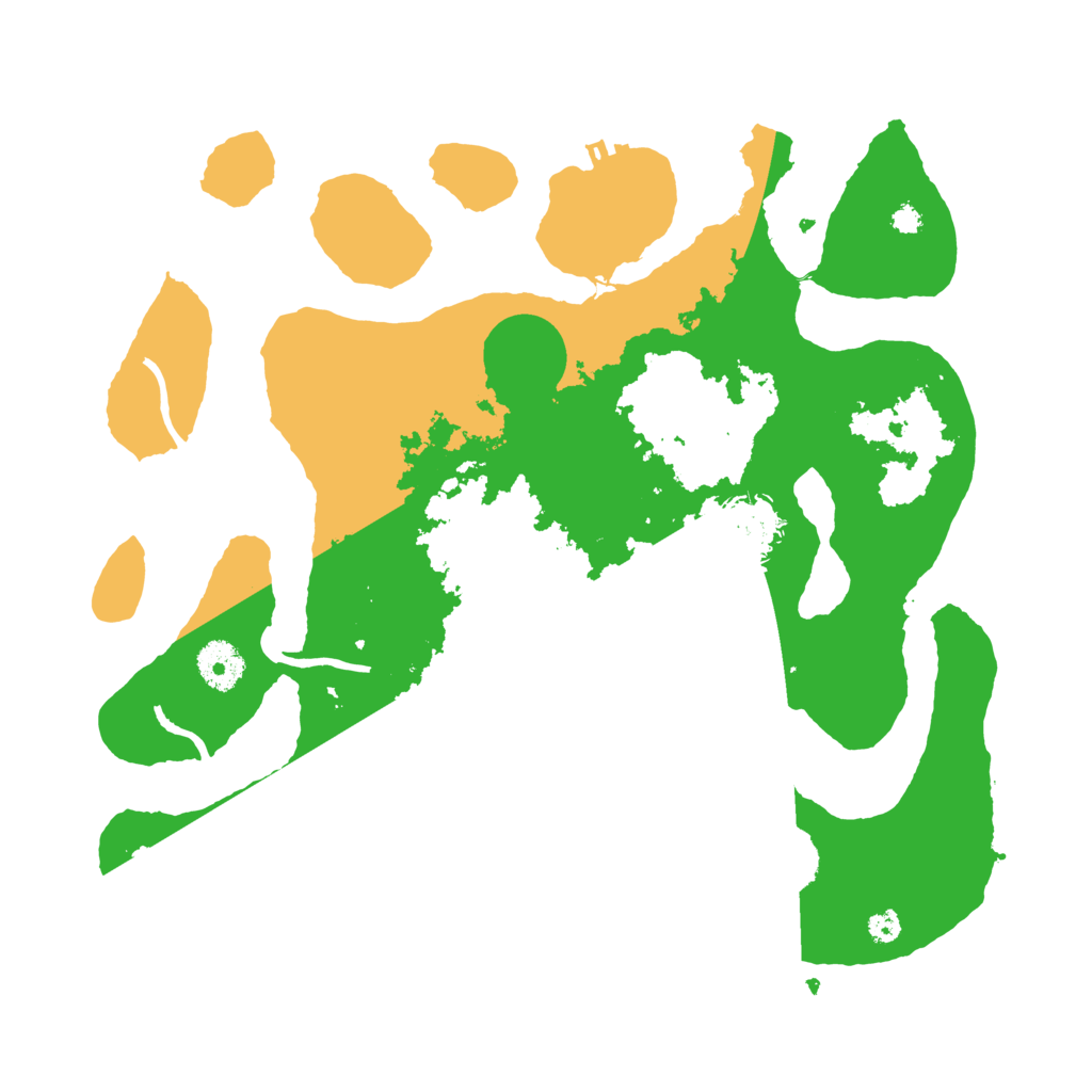 Biome Rust Map: Procedural Map, Size: 3500, Seed: 4782211