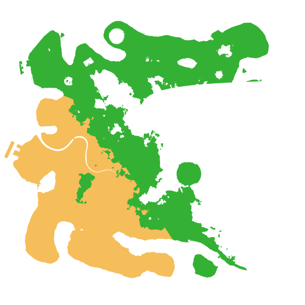 Biome Rust Map: Procedural Map, Size: 3500, Seed: 5246133