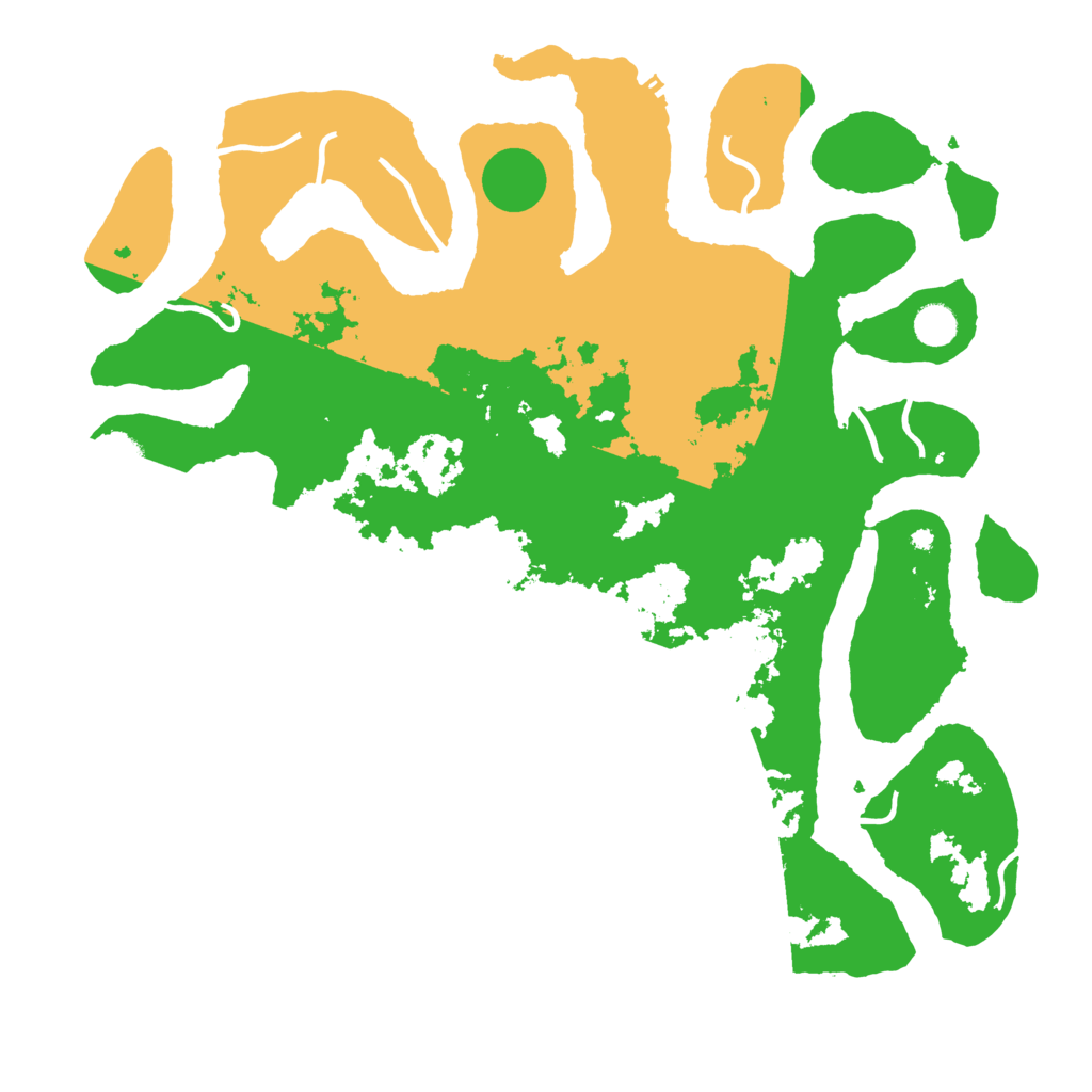 Biome Rust Map: Procedural Map, Size: 4500, Seed: 4335793