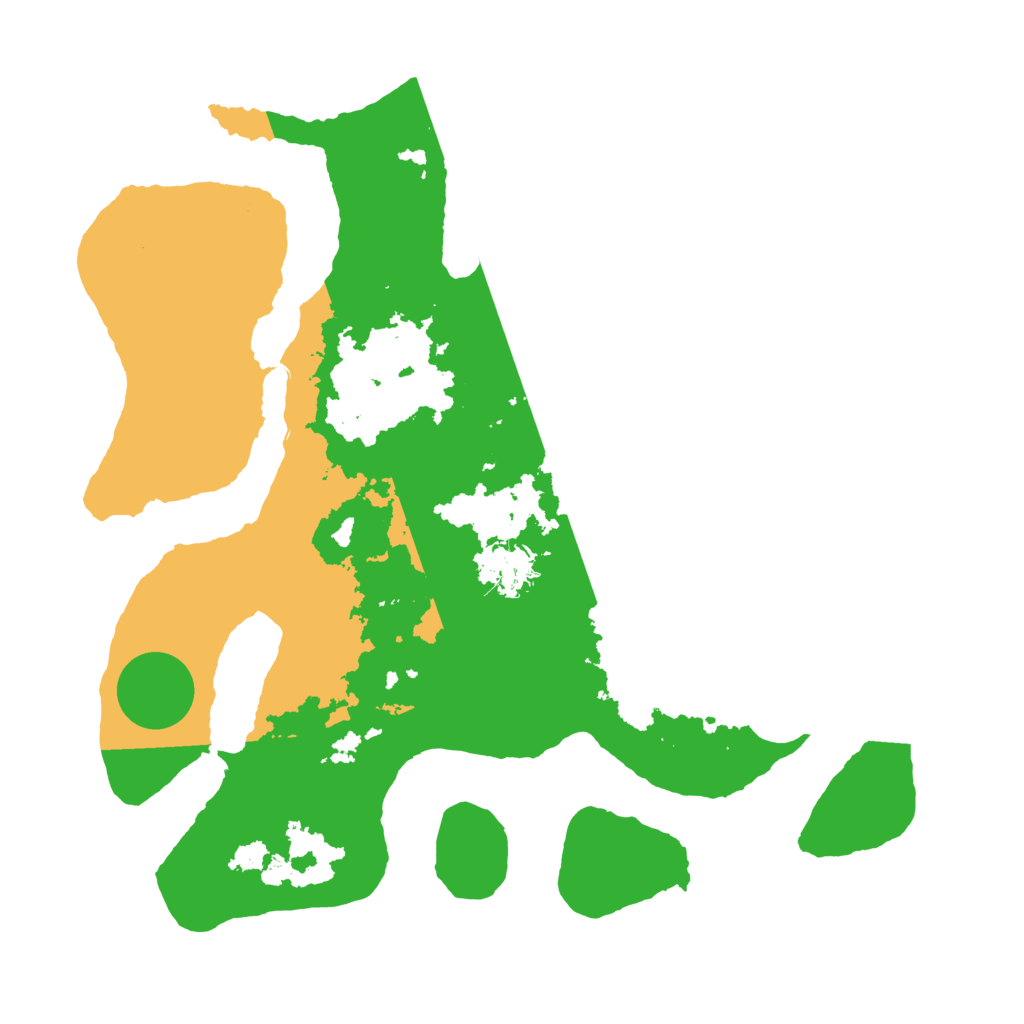 Biome Rust Map: Barren, Size: 3500, Seed: 3129660