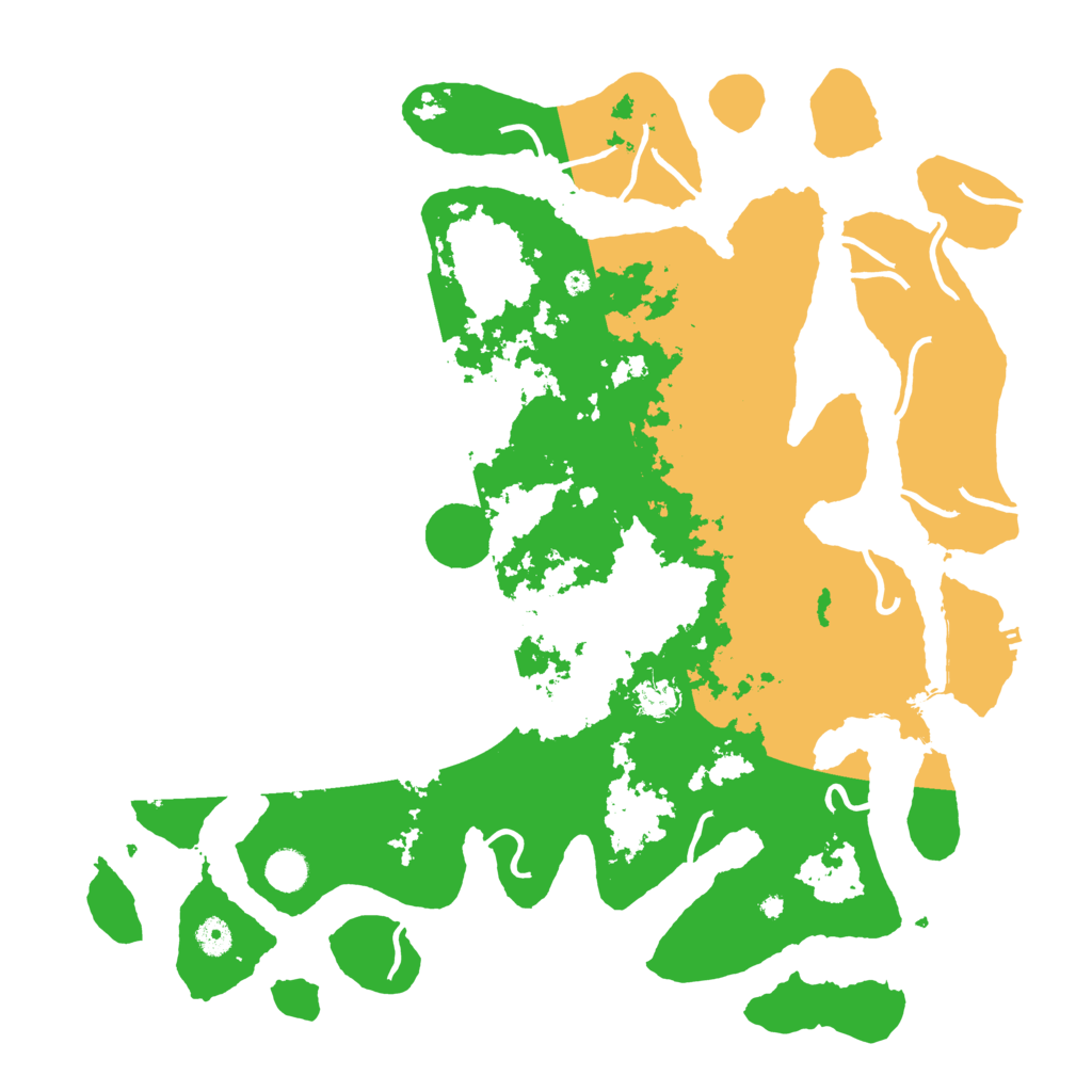 Biome Rust Map: Procedural Map, Size: 4500, Seed: 3895143