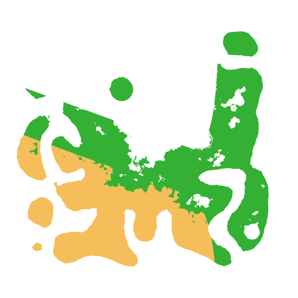 Biome Rust Map: Barren, Size: 3500, Seed: 5988618