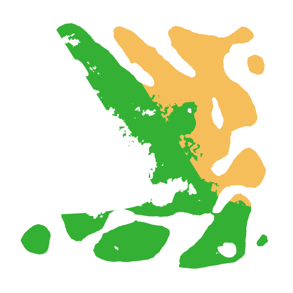 Biome Rust Map: Barren, Size: 3500, Seed: 2539463