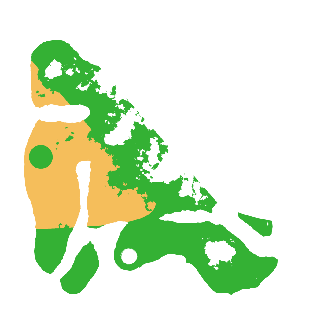 Biome Rust Map: Barren, Size: 3500, Seed: 5098694