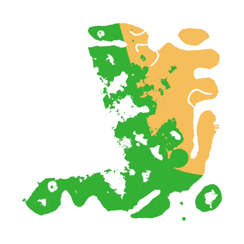 Biome Rust Map: Procedural Map, Size: 3500, Seed: 1312936