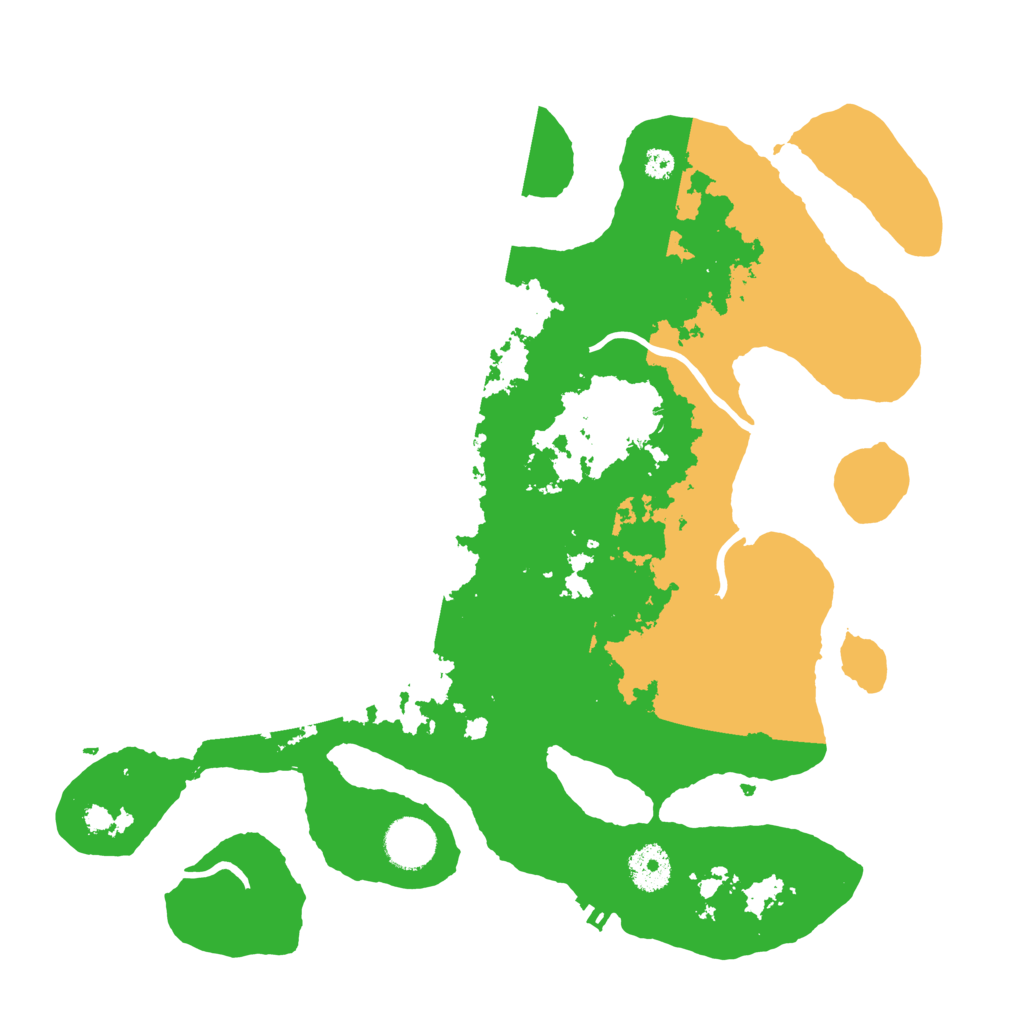 Biome Rust Map: Procedural Map, Size: 3500, Seed: 4297344