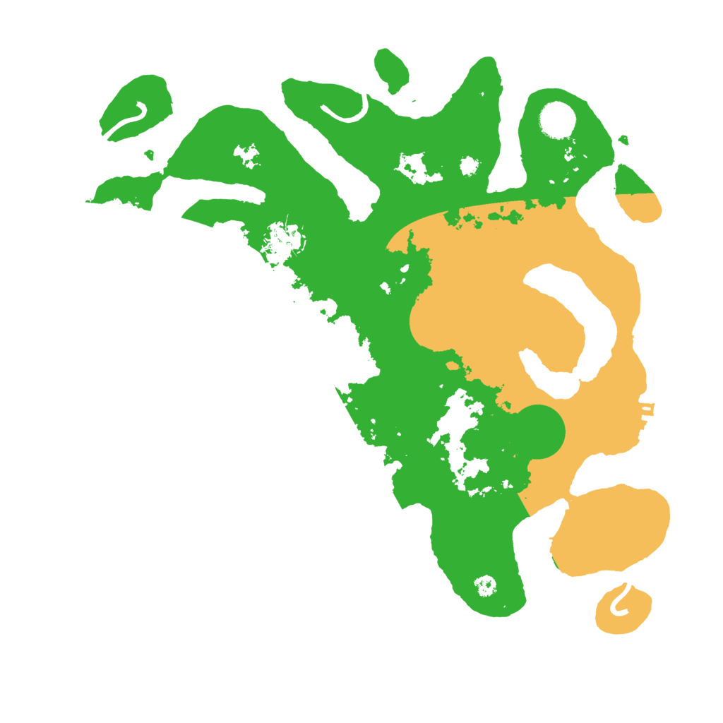 Biome Rust Map: Procedural Map, Size: 3500, Seed: 5207990