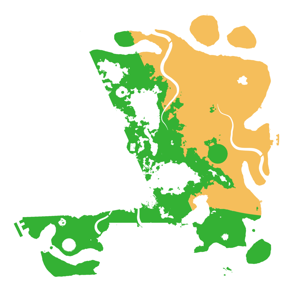 Biome Rust Map: Procedural Map, Size: 4000, Seed: 2171950