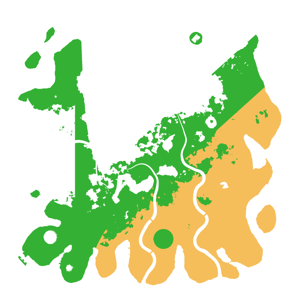 Biome Rust Map: Procedural Map, Size: 4000, Seed: 1279884