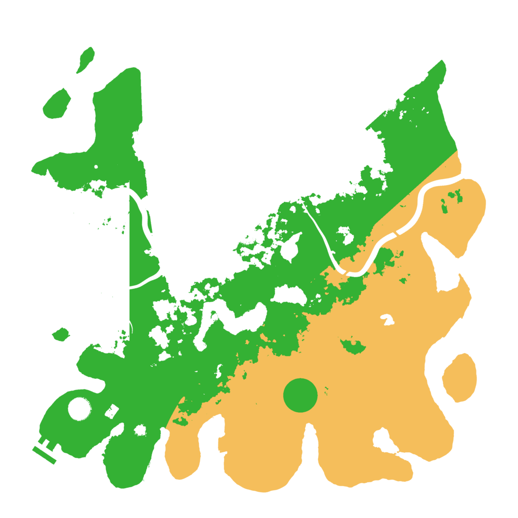 Biome Rust Map: Procedural Map, Size: 4000, Seed: 1279884