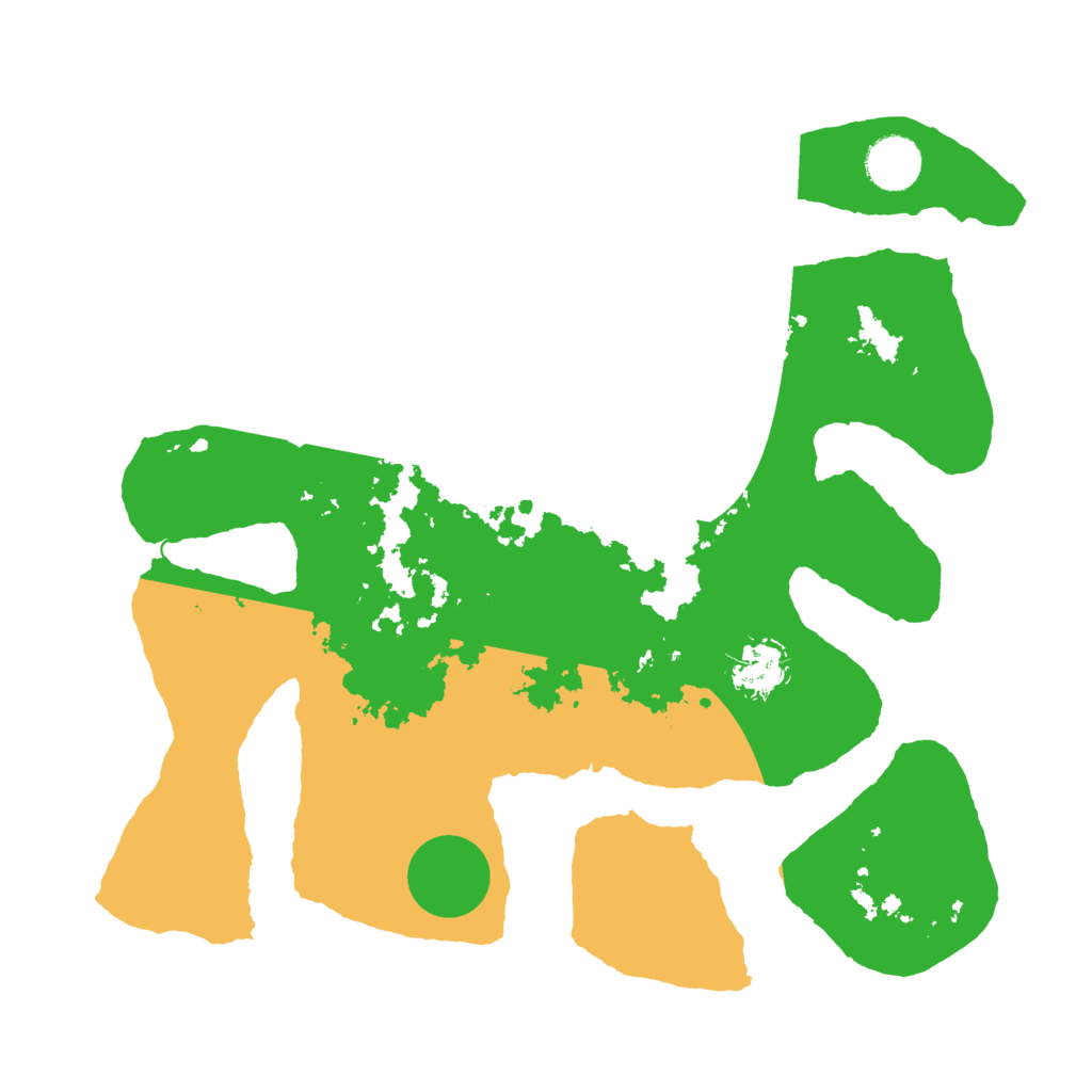 Biome Rust Map: Barren, Size: 3500, Seed: 2549286