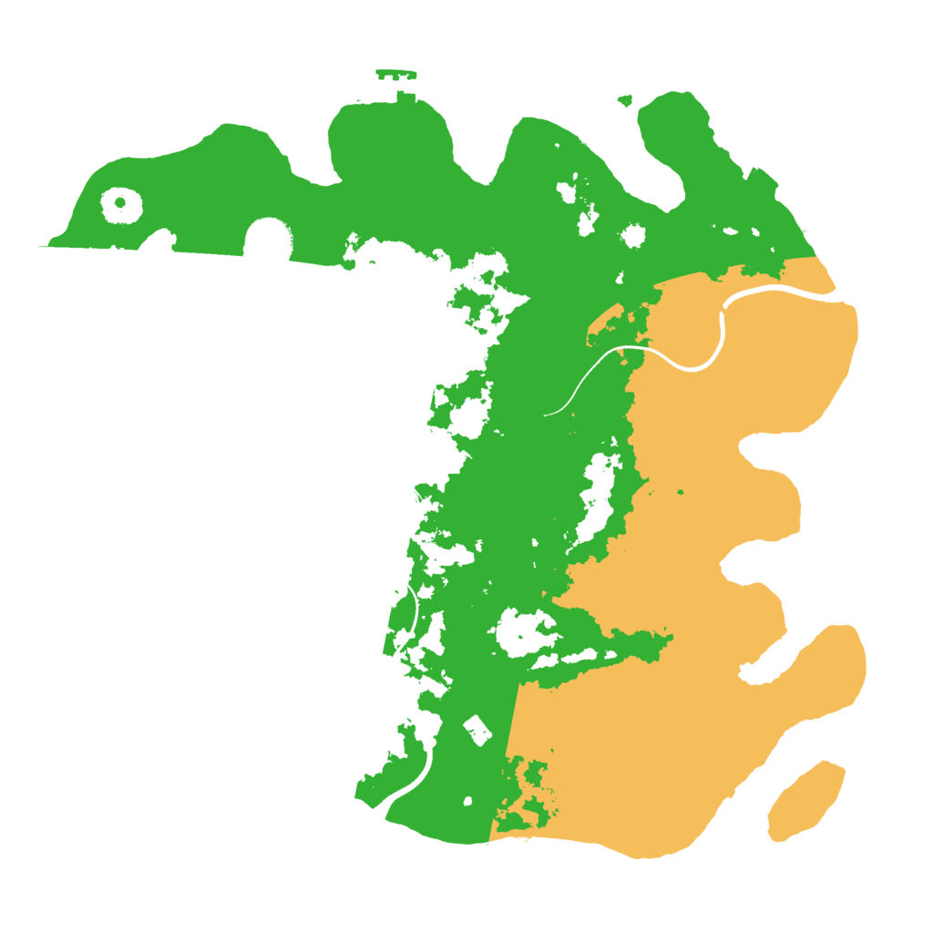 Biome Rust Map: Procedural Map, Size: 3500, Seed: 523898