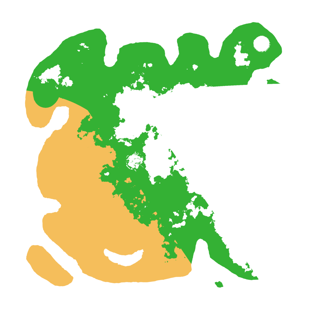 Biome Rust Map: Barren, Size: 3500, Seed: 3836811