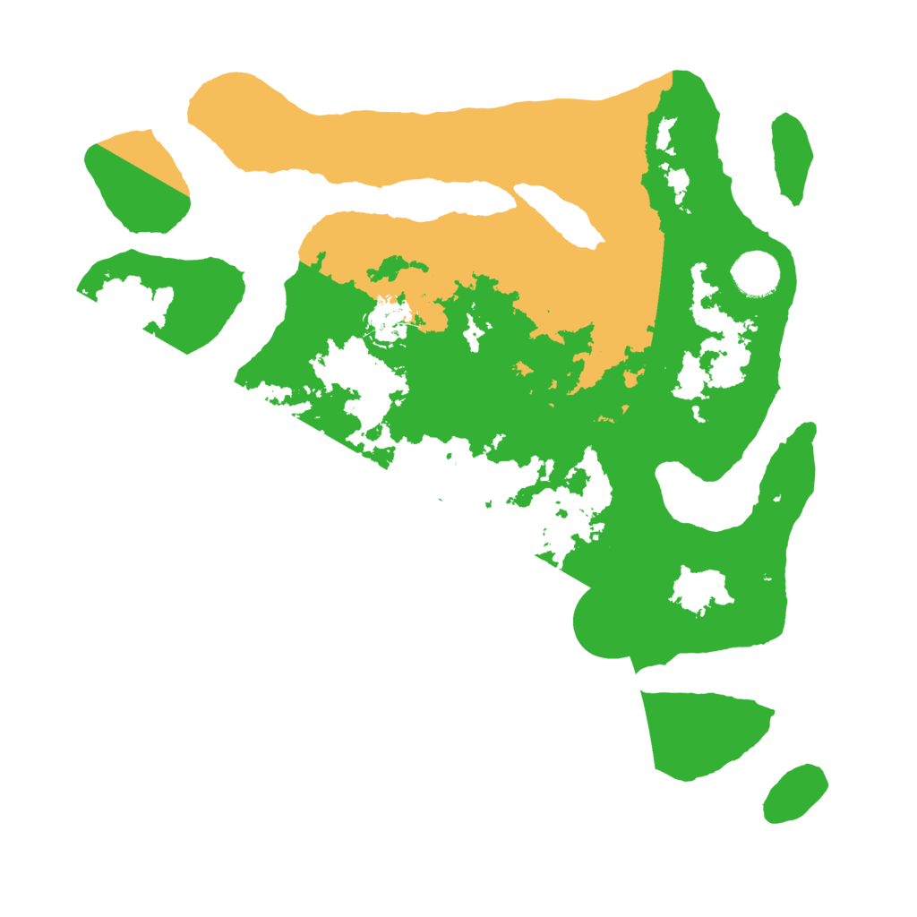 Biome Rust Map: Barren, Size: 3500, Seed: 4266511