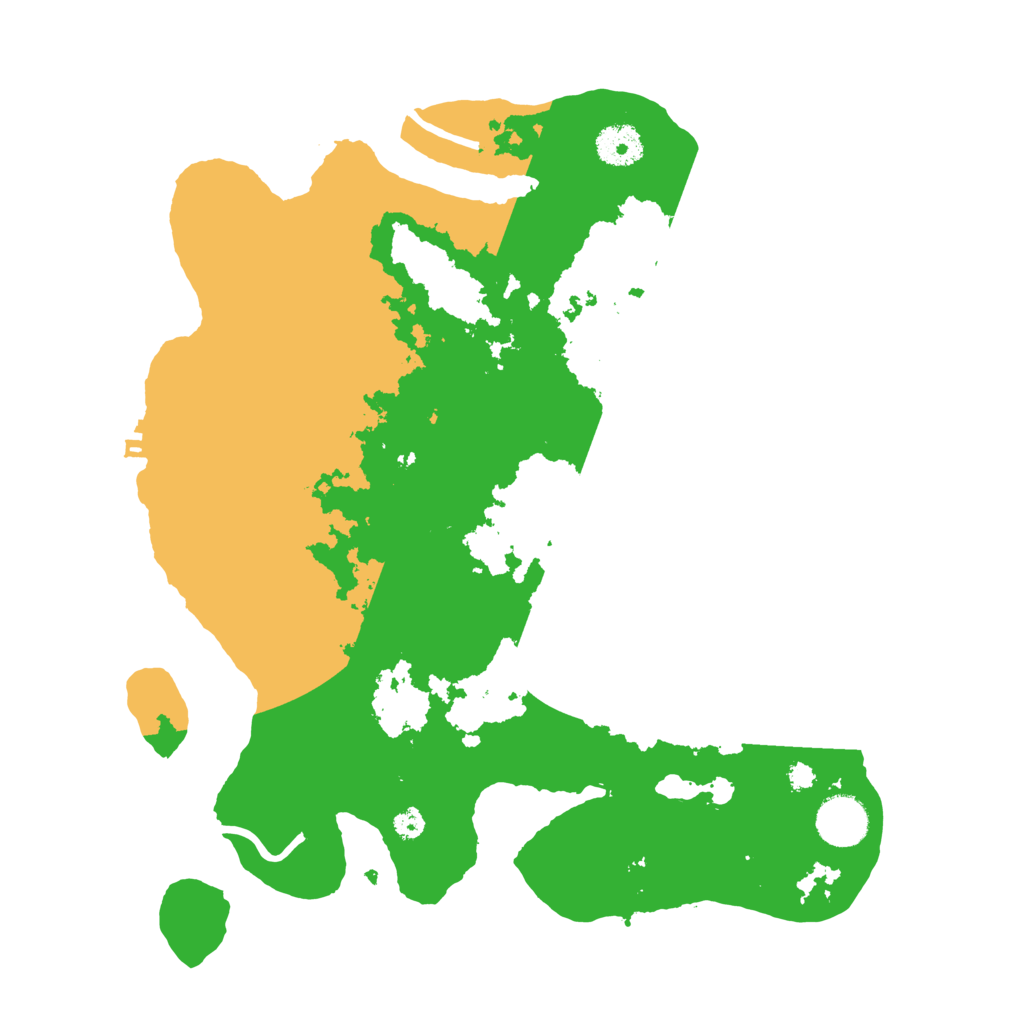 Biome Rust Map: Procedural Map, Size: 3500, Seed: 2231915