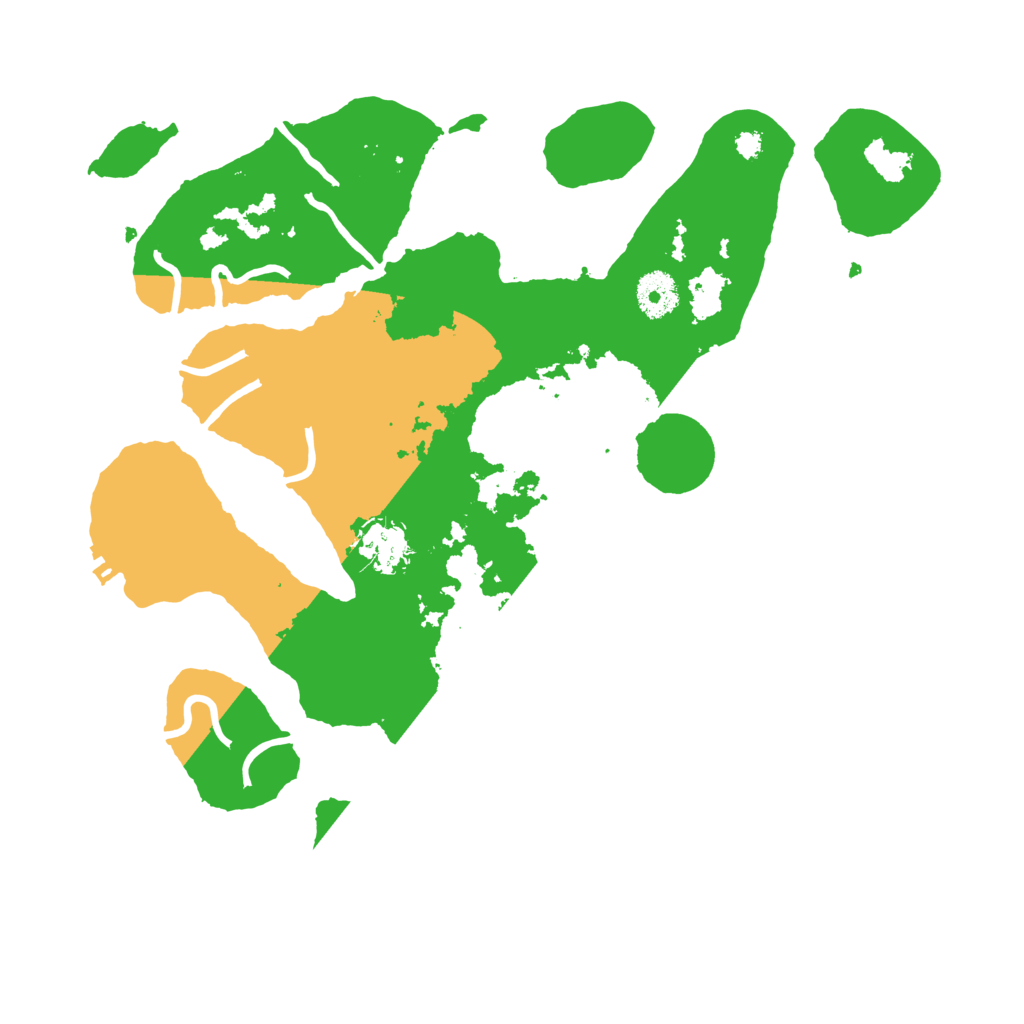 Biome Rust Map: Procedural Map, Size: 3500, Seed: 586971