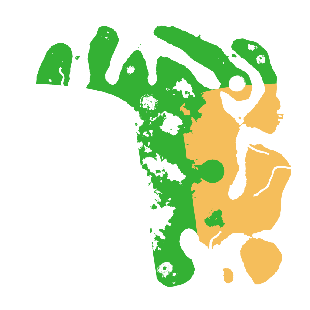 Biome Rust Map: Procedural Map, Size: 3500, Seed: 3065146