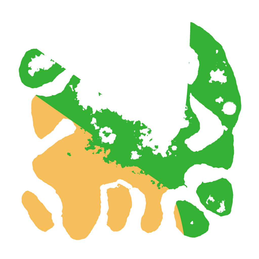 Biome Rust Map: Barren, Size: 3500, Seed: 3849175