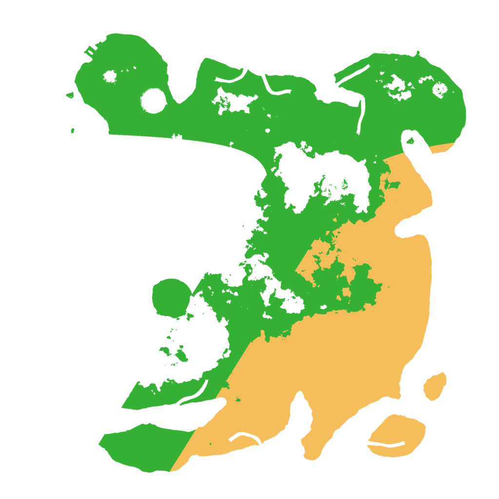 Biome Rust Map: Procedural Map, Size: 3500, Seed: 2379046