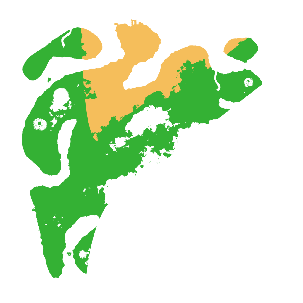 Biome Rust Map: Procedural Map, Size: 3500, Seed: 5456819