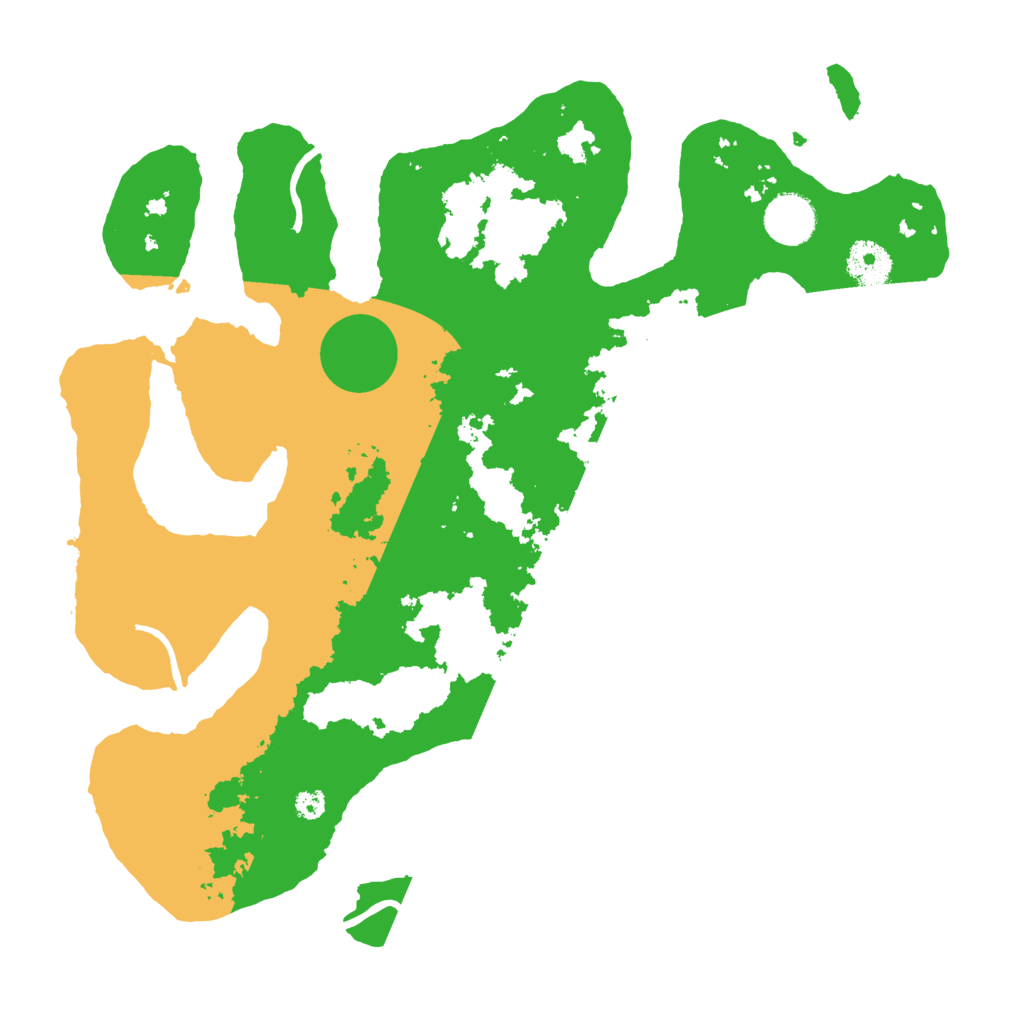 Biome Rust Map: Procedural Map, Size: 3500, Seed: 6168239