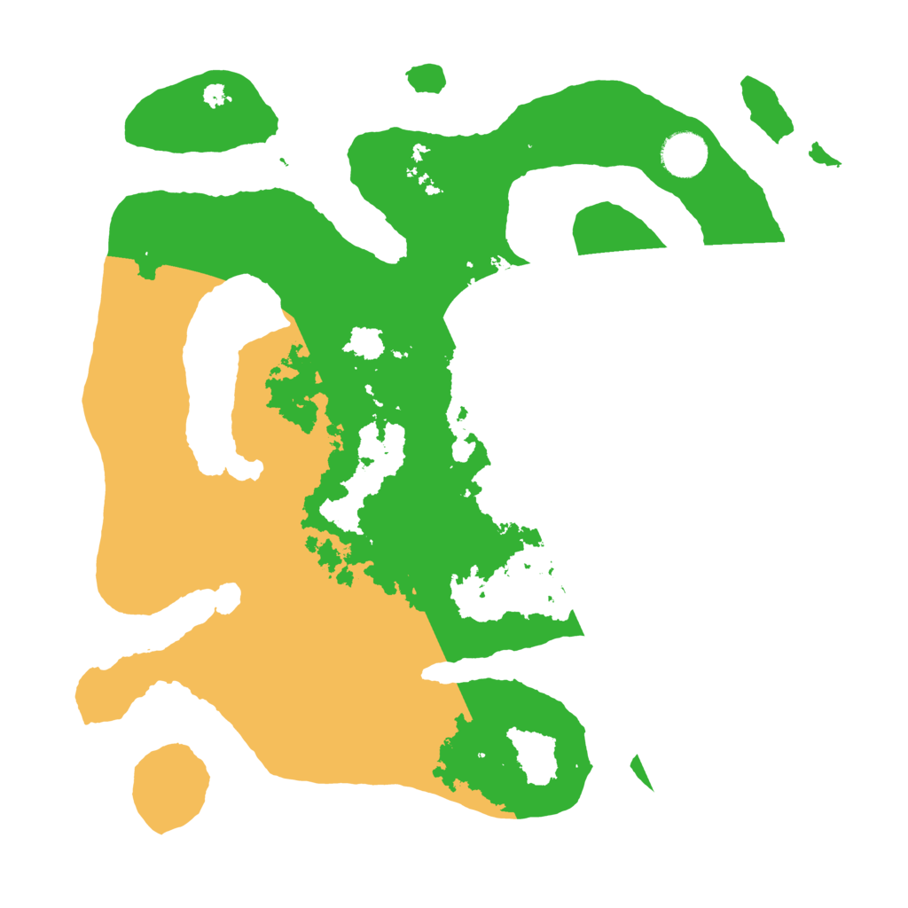 Biome Rust Map: Barren, Size: 3500, Seed: 1259203