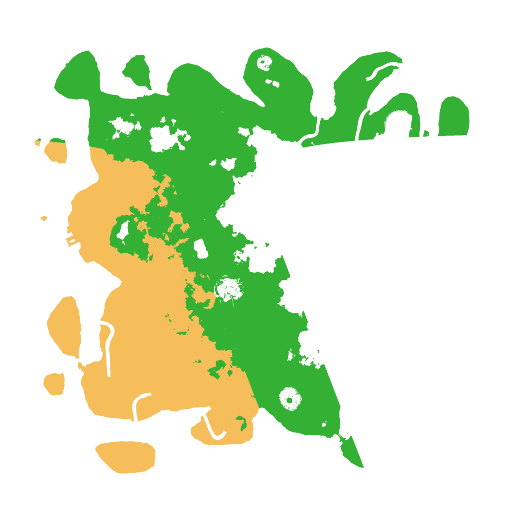 Biome Rust Map: Procedural Map, Size: 3500, Seed: 1429986