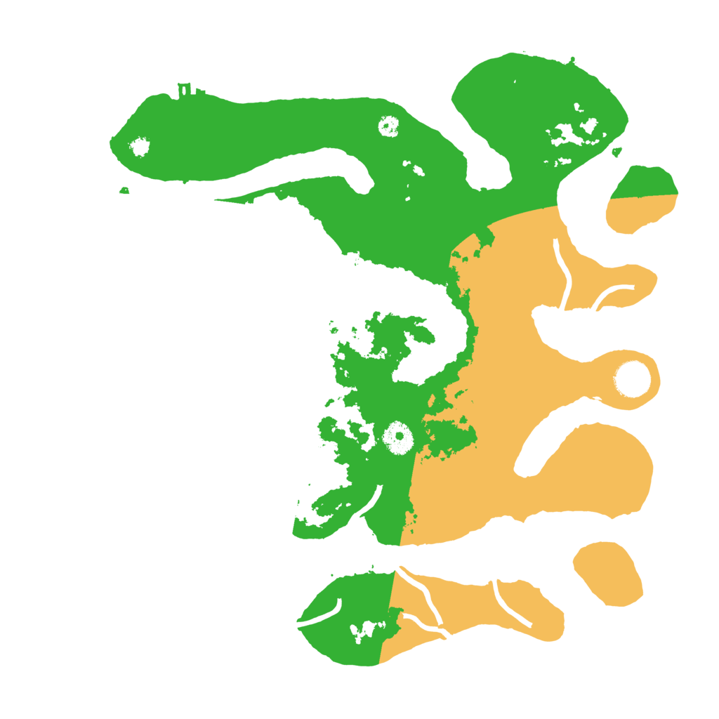 Biome Rust Map: Procedural Map, Size: 3500, Seed: 4134236