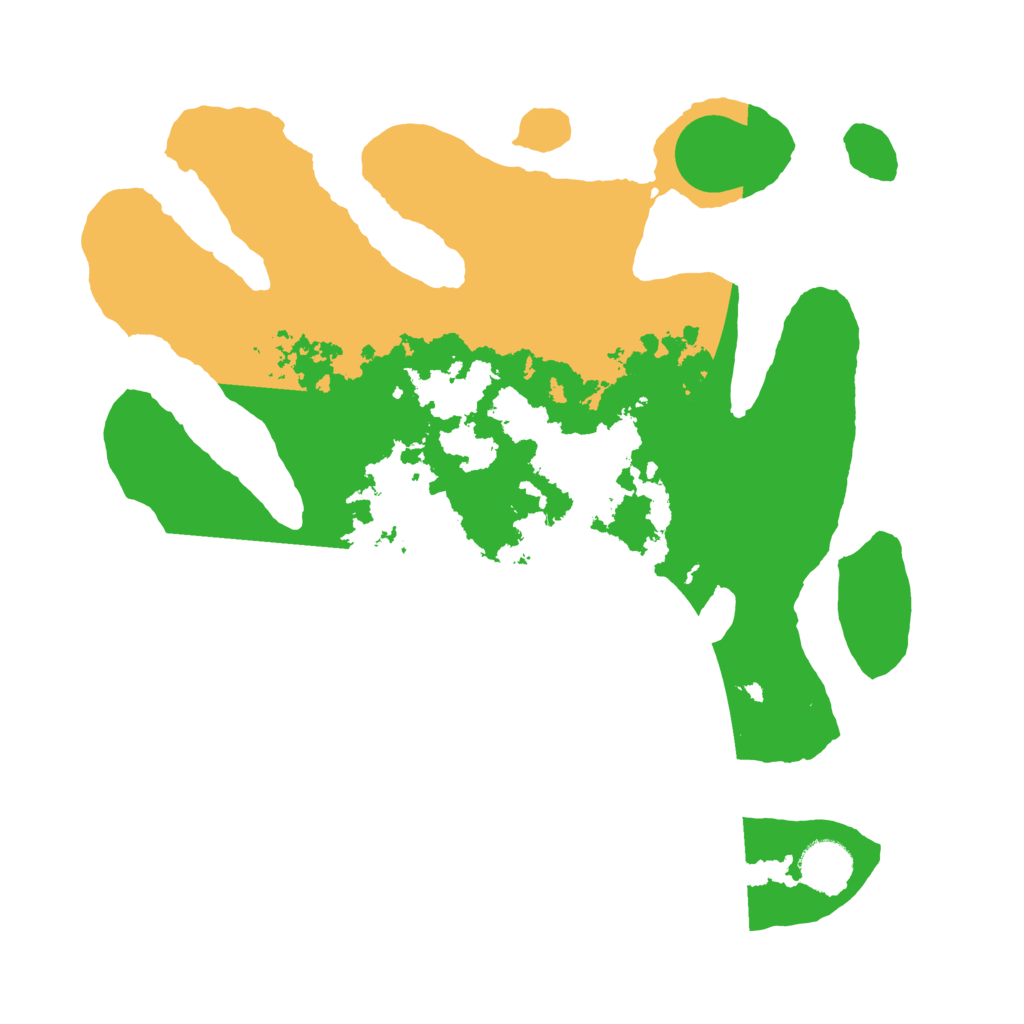 Biome Rust Map: Barren, Size: 3500, Seed: 4758486