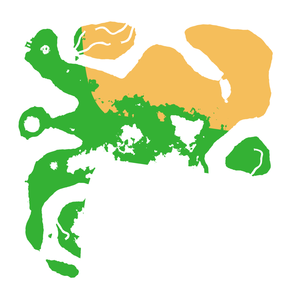 Biome Rust Map: Procedural Map, Size: 3500, Seed: 2952734