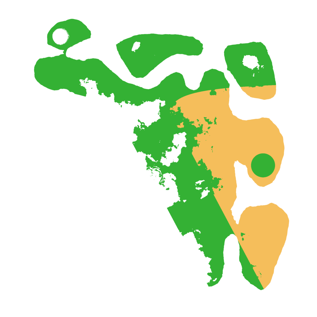 Biome Rust Map: Barren, Size: 3500, Seed: 1616501