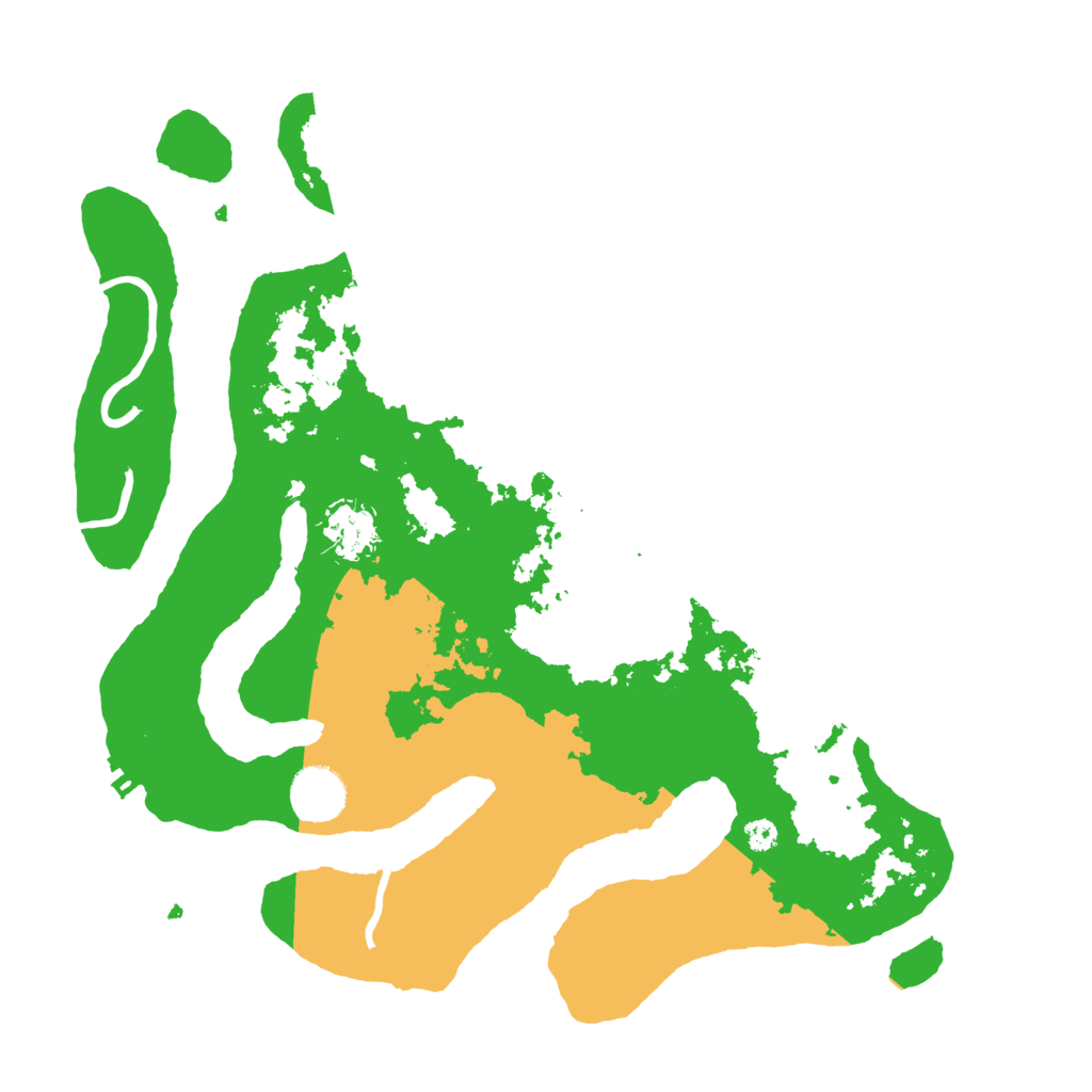 Biome Rust Map: Procedural Map, Size: 3500, Seed: 6273162