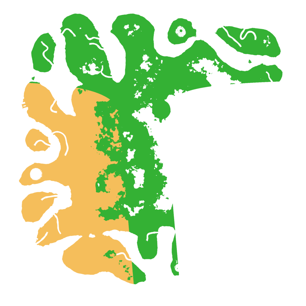 Biome Rust Map: Procedural Map, Size: 4500, Seed: 570840946