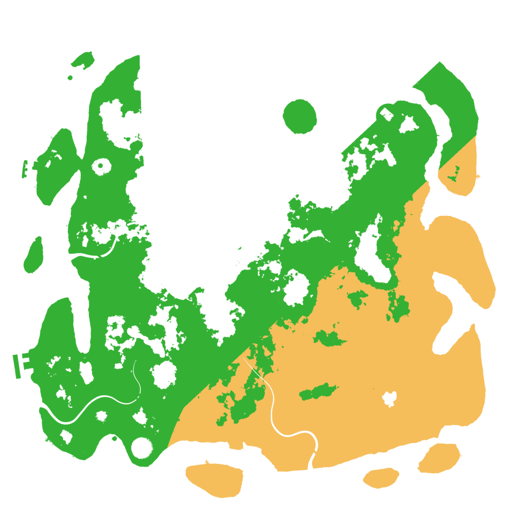 Biome Rust Map: Procedural Map, Size: 4400, Seed: 2840