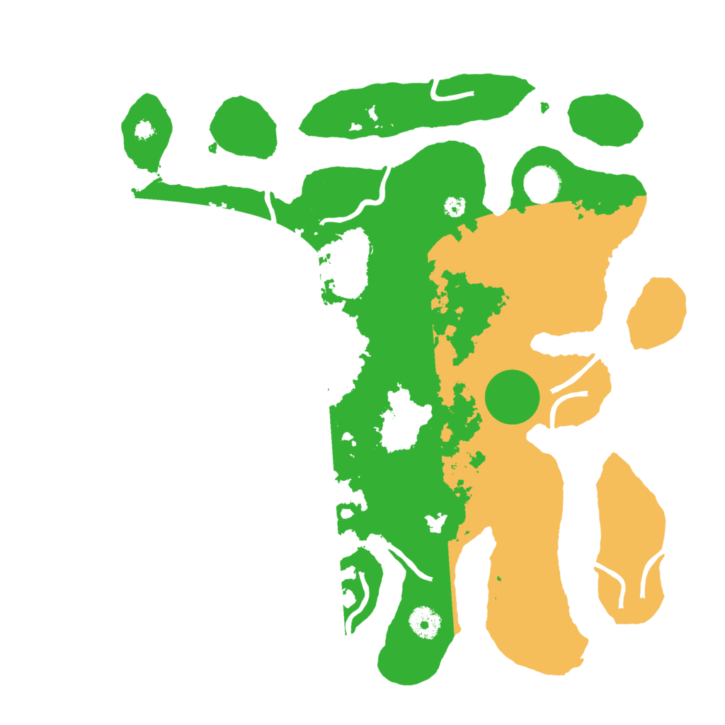 Biome Rust Map: Procedural Map, Size: 3500, Seed: 6079927