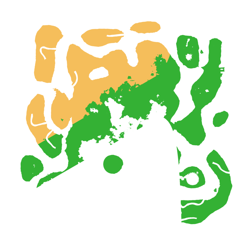 Biome Rust Map: Procedural Map, Size: 3500, Seed: 2073911