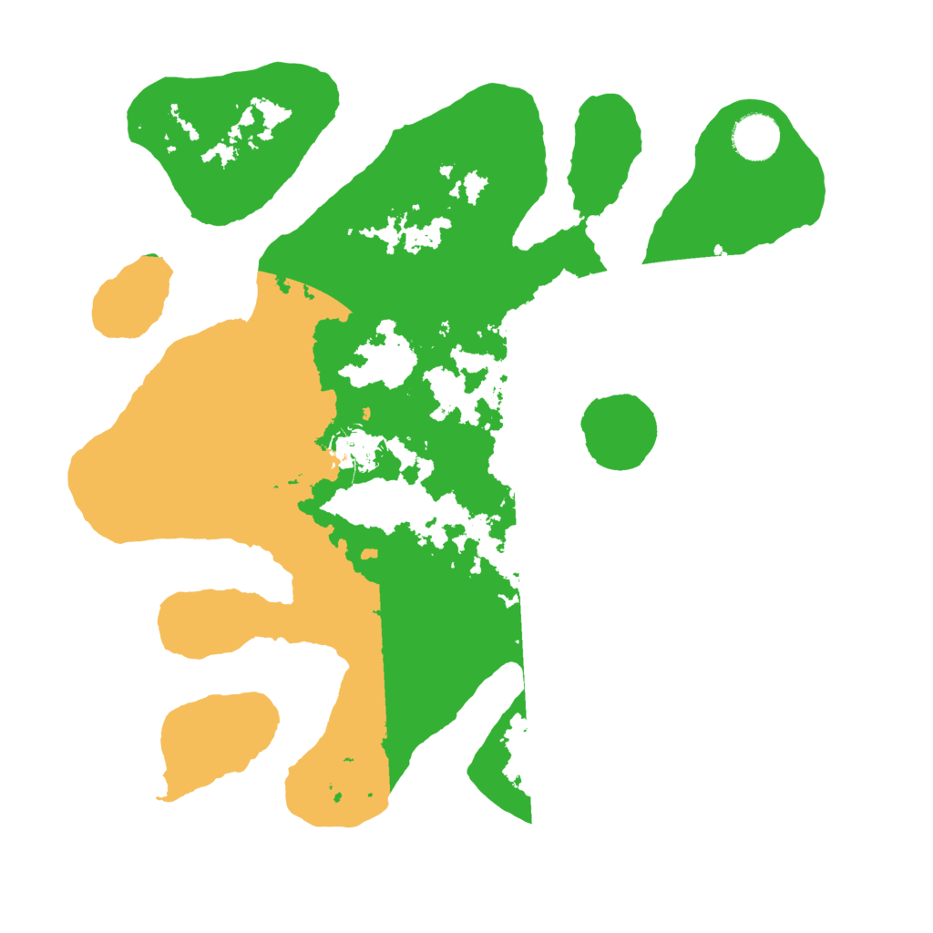 Biome Rust Map: Barren, Size: 3500, Seed: 5768804