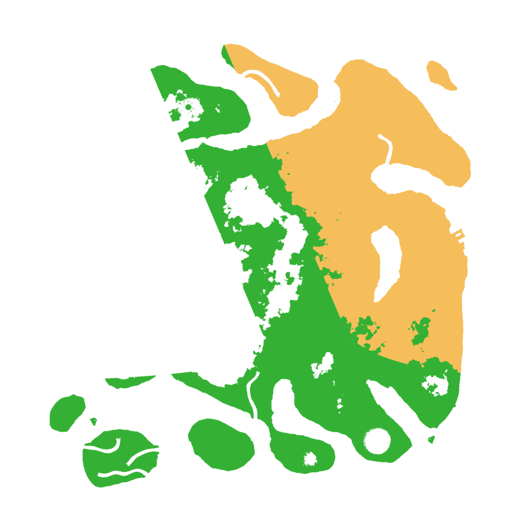 Biome Rust Map: Procedural Map, Size: 3500, Seed: 1771314