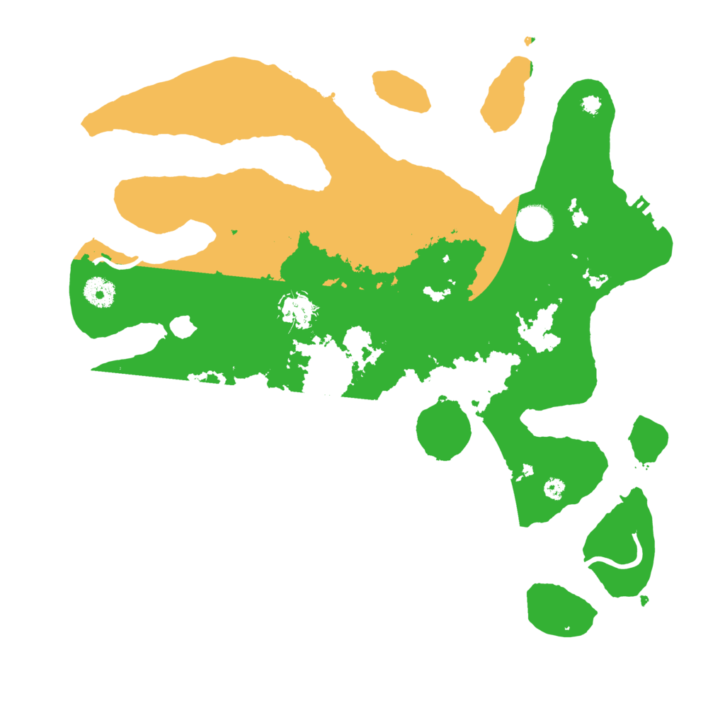 Biome Rust Map: Procedural Map, Size: 3550, Seed: 8821981