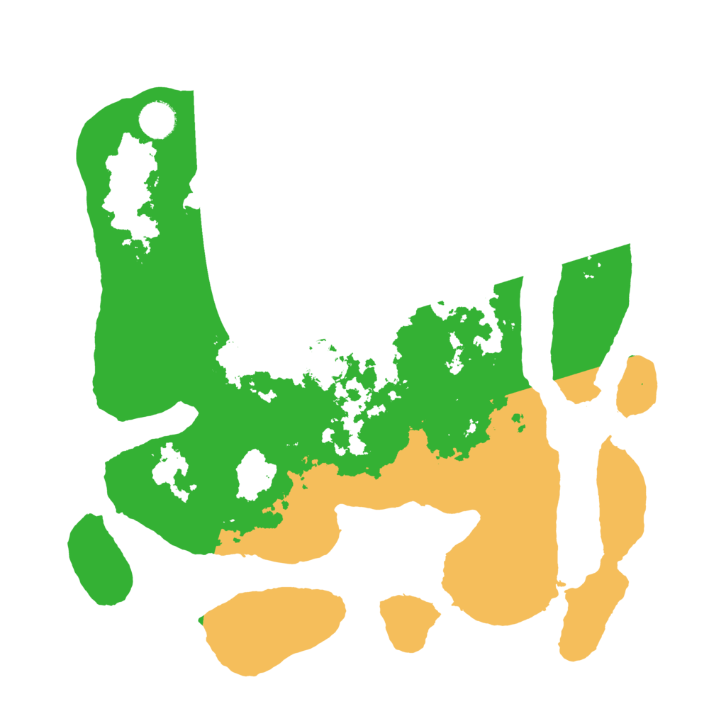 Biome Rust Map: Barren, Size: 3500, Seed: 2748203